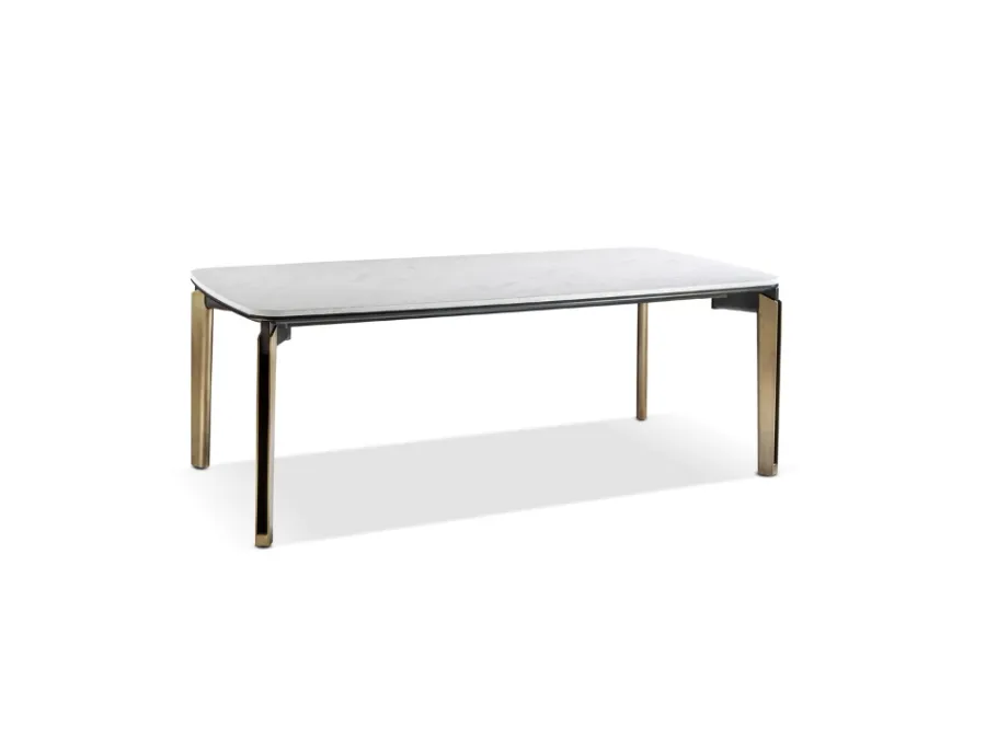 Mirage 36 table with marble top by Cantori.