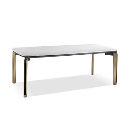 Mirage 36 table with marble top by Cantori.