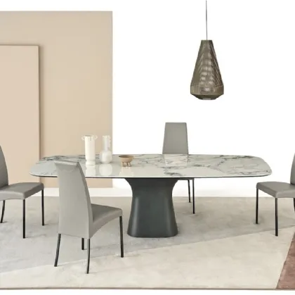 Table in SuperMarmo Podium by Bontempi