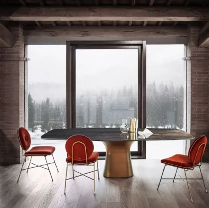 SuperMarmo Podium table by Bontempi