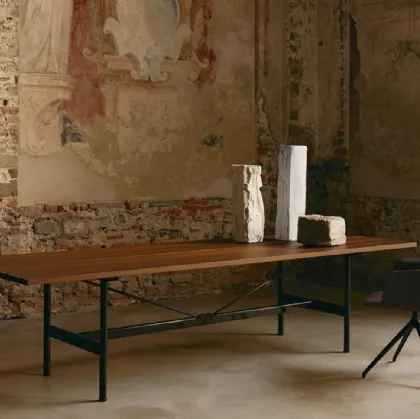 Zinco Wood table by Desalto